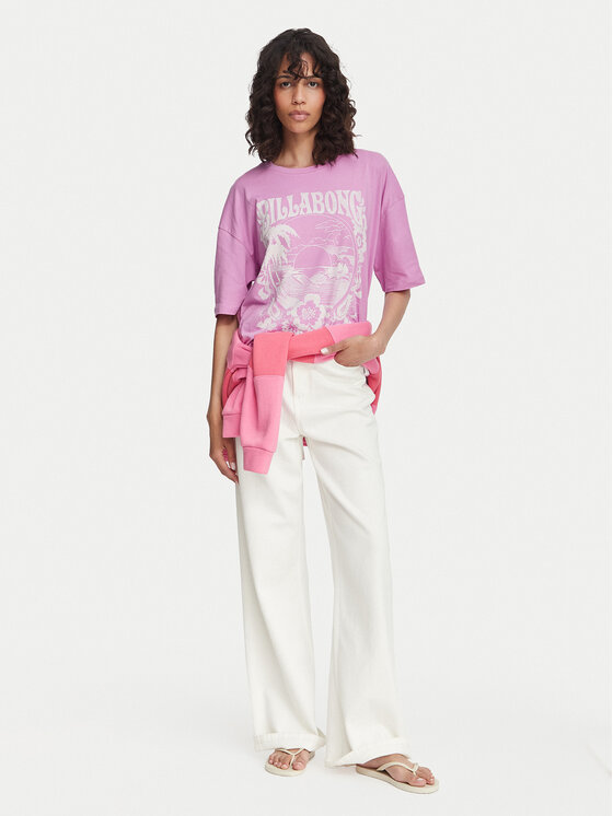 Billabong Billabong T-Shirt Sweet Ride EBJZT00408 Ροζ Oversize