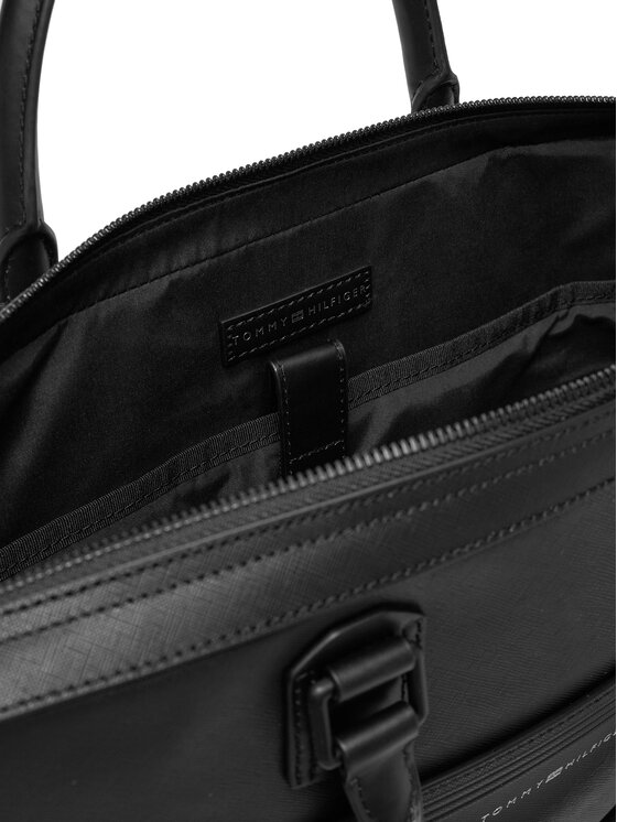Tommy Hilfiger Tommy Hilfiger Sülearvutikott Th Business Leather Comp Bag AM0AM13214 Must