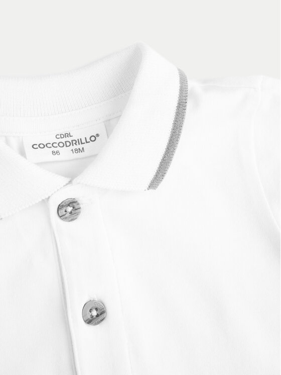 Coccodrillo Coccodrillo Body dziecięce ZC4112401MBN Biały