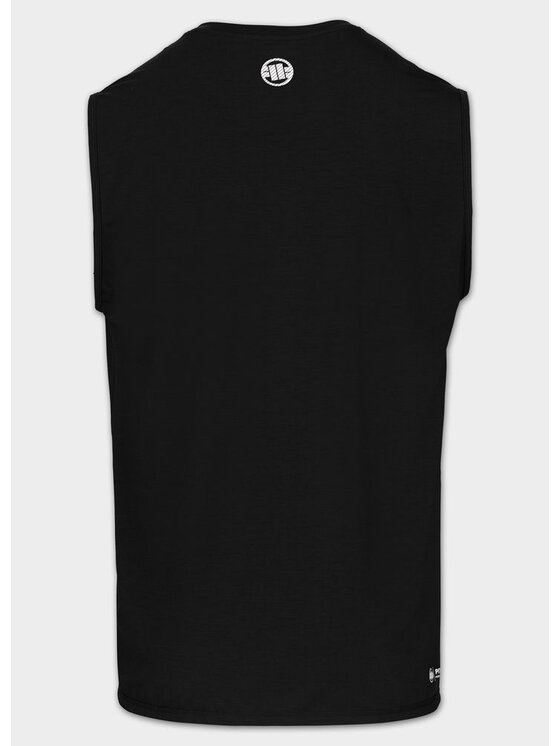 PITBULL PITBULL Koszulka techniczna Casual Sport HILLTOP Czarny Regular Fit