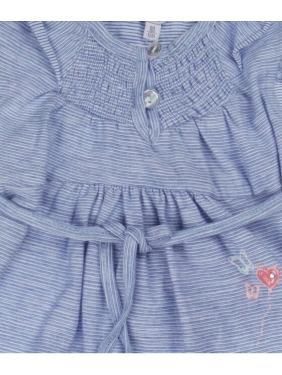 Kanz Kanz Bluzka 1513251-3061 Niebieski Basic Fit