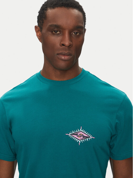 Quiksilver Quiksilver Тишърт EQYZT08046 Зелен Regular Fit