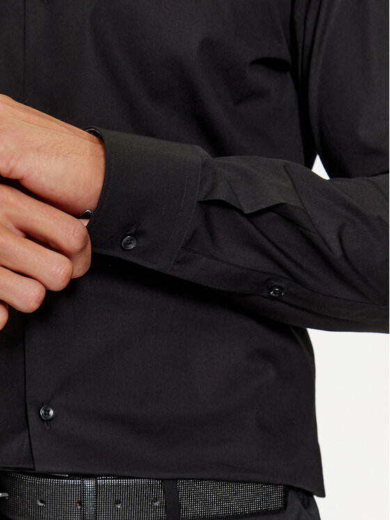 HUGO Hugo Риза Koey 50494513 Черен Slim Fit