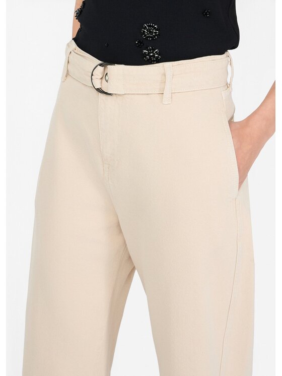 Liu Jo Liu Jo Pantaloni di tessuto MF5298T115A20304 Beige Regular Fit