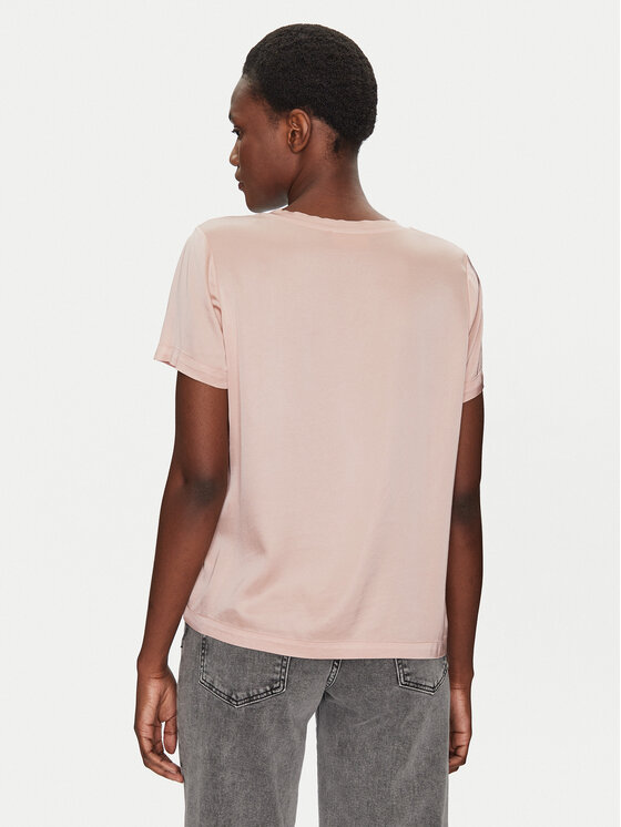 ViCOLO ViCOLO Majica TD0007 Ružičasta Relaxed Fit