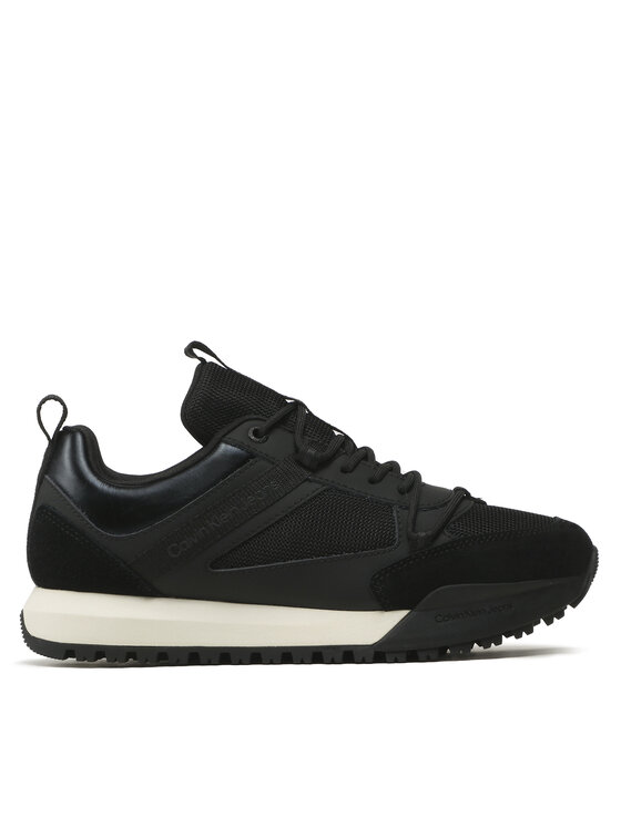 Sneakers Calvin Klein Jeans Toothy Runner Low Laceup Mix YM0YM00710 Negru