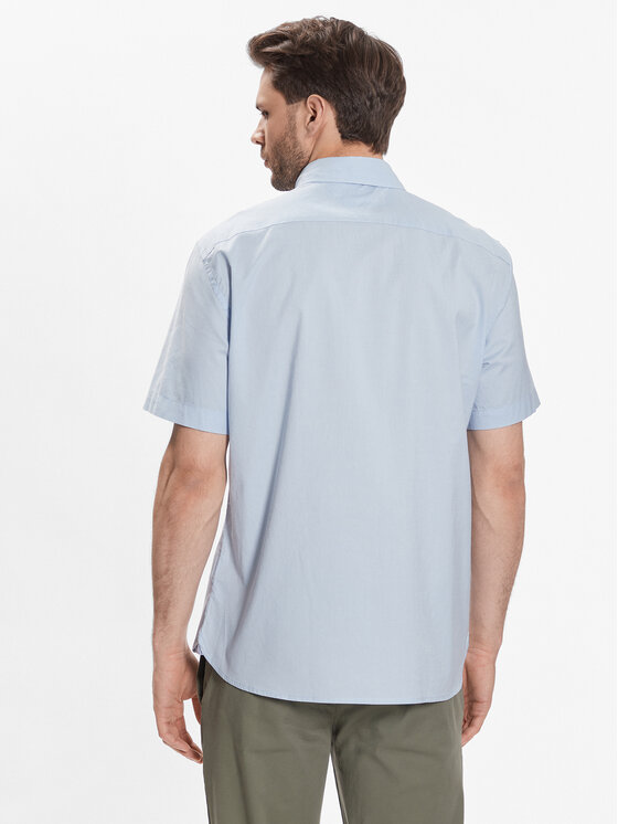 Tommy Hilfiger Tommy Hilfiger Camicia MW0MW31382 Celeste Regular Fit