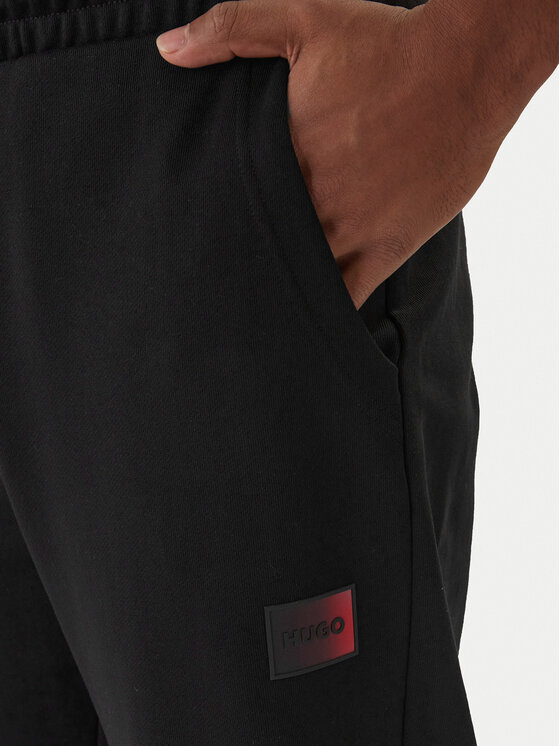 HUGO HUGO Спортивні штани Danopan 50553146 Чорний Relaxed Fit