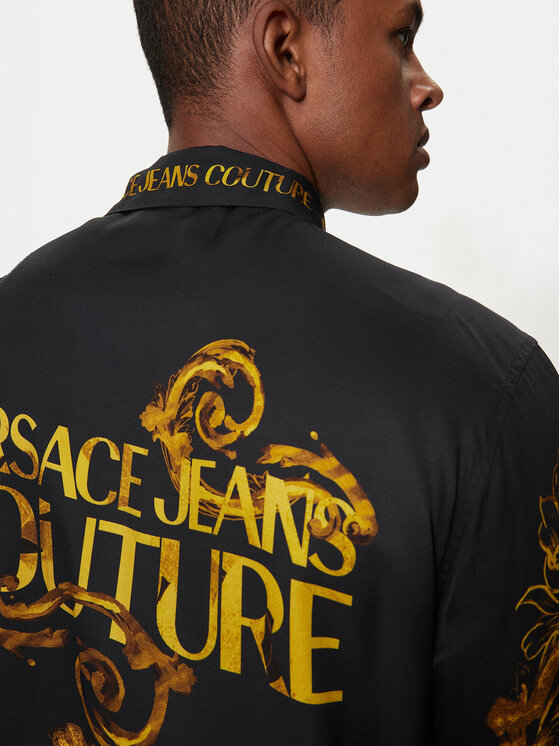 Versace Jeans Couture Versace Jeans Couture Риза 76GAL2RW Черен Regular Fit