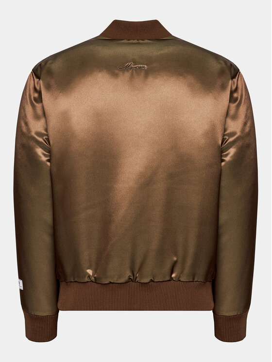 Mercer Amsterdam Mercer Amsterdam Kurtka bomber Unisex The Varsity MEAP233003 Brązowy Classic Fit