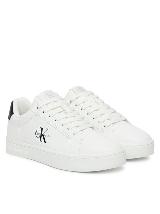 Calvin Klein Jeans Calvin Klein Jeans Sneakers Classic Cupsole Mono Lth Wn YW0YW01902 Bianco