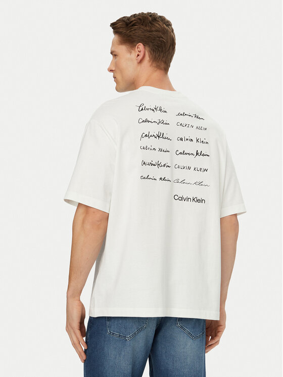 Calvin Klein Jeans Calvin Klein Jeans Tričko LV04RE828G Biela Regular Fit
