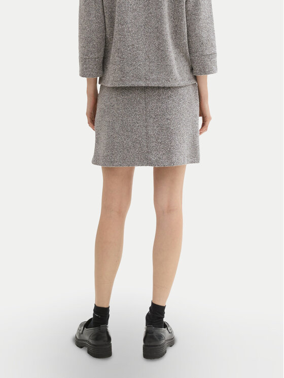 Tom Tailor Tom Tailor Miniszoknya 1043892 Szürke Regular Fit
