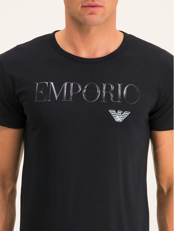 Emporio Armani Underwear Emporio Armani Underwear Tricou 111035 CC716 00020 Negru Slim Fit