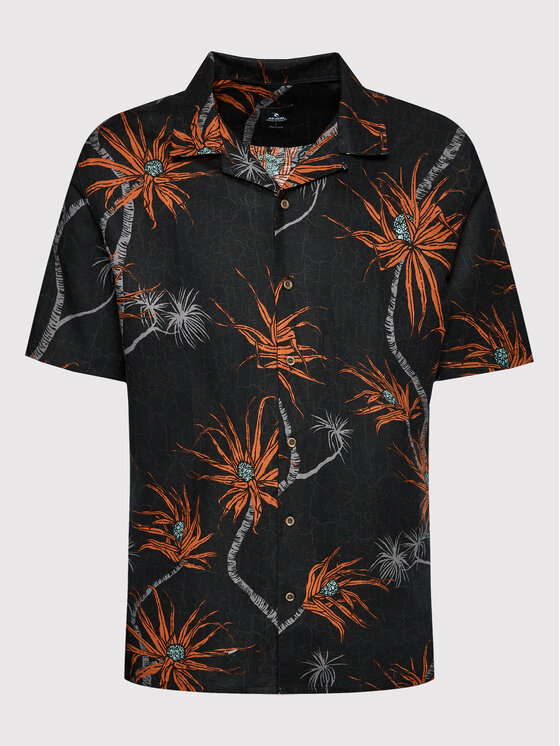 Rip Curl Rip Curl Srajca Rock Solid CSHHA9 Črna Regular Fit