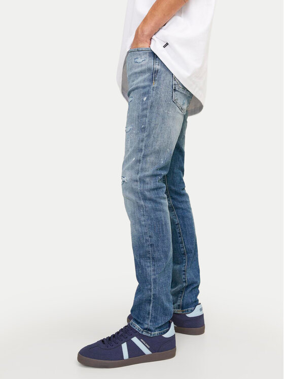 Jack & Jones Jack & Jones Jeansy Glenn 12253296 Niebieski Slim Fit