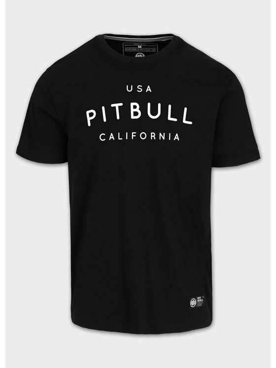 PITBULL PITBULL T-Shirt USA CAL Czarny Regular Fit