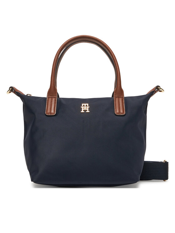 Tommy Hilfiger Tommy Hilfiger Handtasche Popette Mini Tote AW0AW17709 Dunkelblau