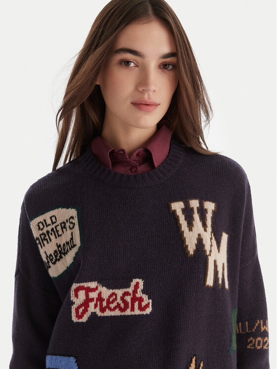 Weekend Max Mara Weekend Max Mara Pullover Pavidi 2525366262 Dunkelblau Oversize