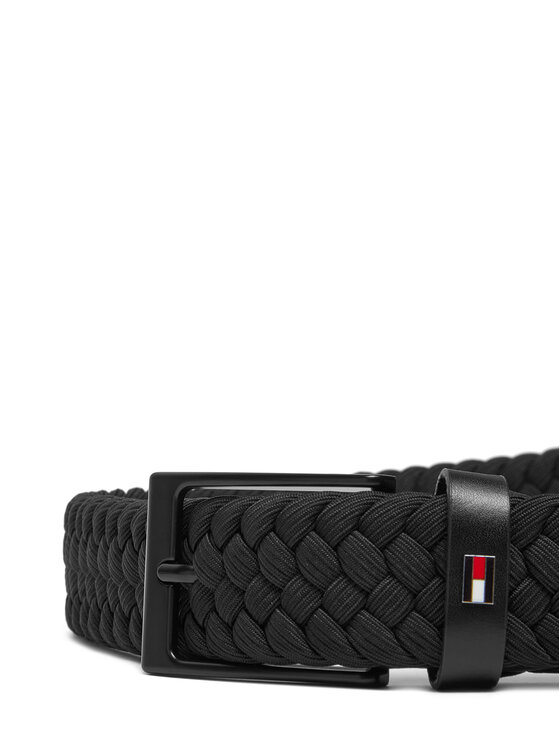 Tommy Hilfiger Tommy Hilfiger Férfi öv Layton Elastic AM0AM13570 Fekete