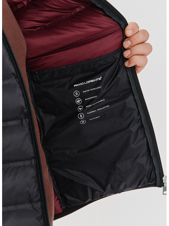 Pako Lorente Pako Lorente Kurtka przejściowa P24WF-5X-001 Czarny Classic Fit