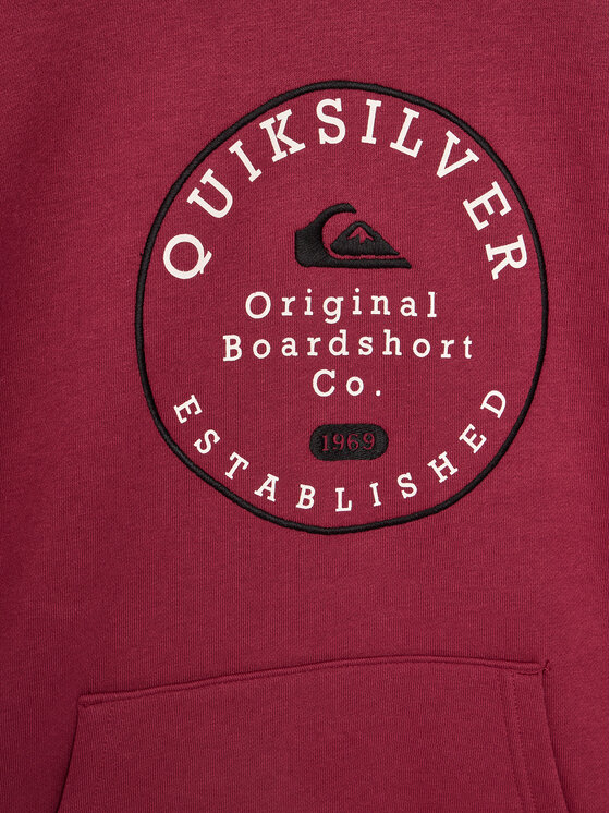 Quiksilver Quiksilver Jopa Graphichoodie Otlr EQBFT03845 Rdeča Regular Fit