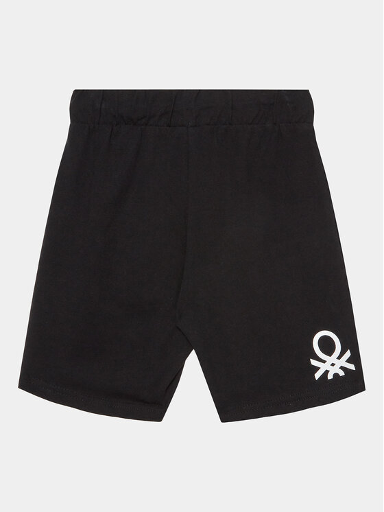 United Colors Of Benetton United Colors Of Benetton Sportske kratke hlače 3BL0G900Q Crna Regular Fit