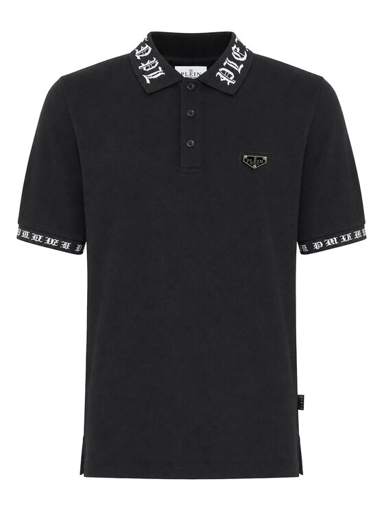 PHILIPP PLEIN PHILIPP PLEIN Polokošeľa 31653 Čierna Slim Fit