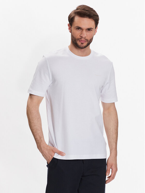 Férfi Póló Bugatti, Méret: XL, Fehér, 8350 35191