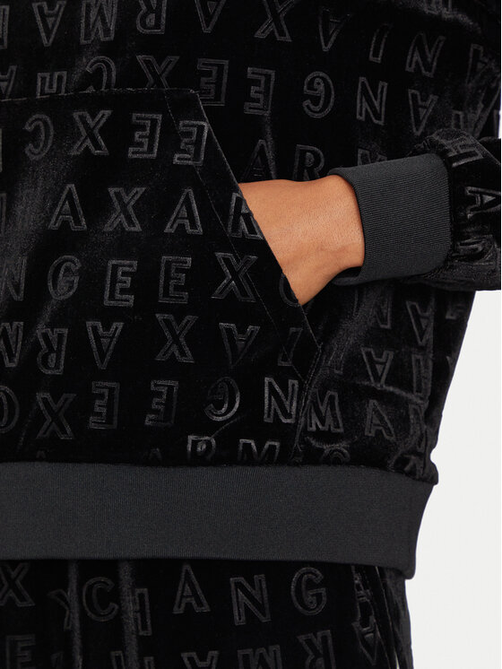 Armani Exchange Armani Exchange Felpa 6DYM95 YJLGZ 52AL Nero Regular Fit