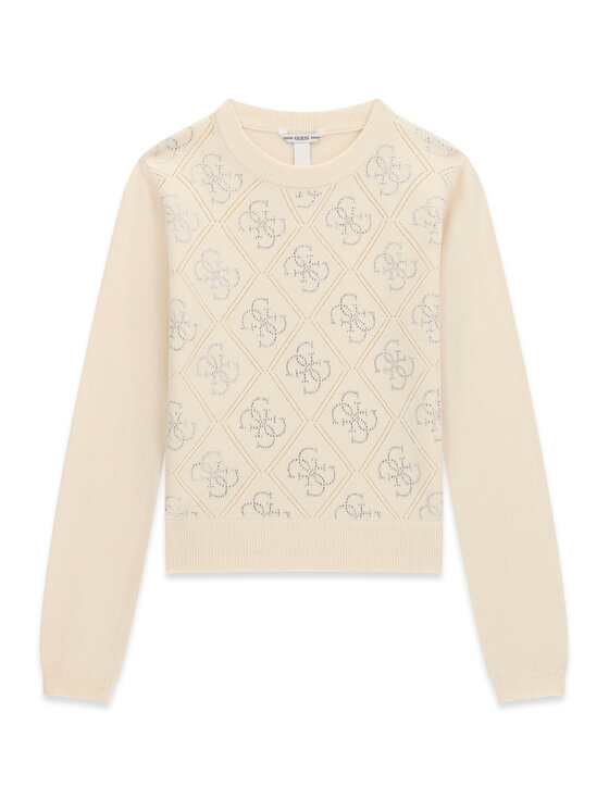 Guess Guess Pullover J6BR13 Z1347 Creme Regular Fit
