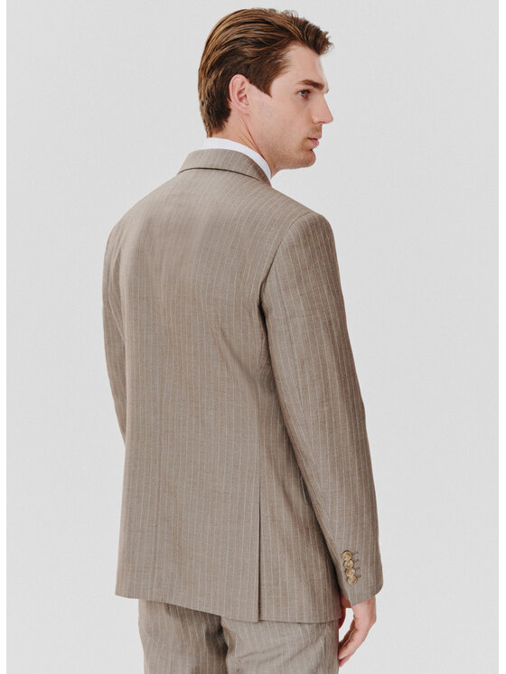 Pako Lorente Pako Lorente Garnitur P24WF-4G-004 Beżowy Slim Fit