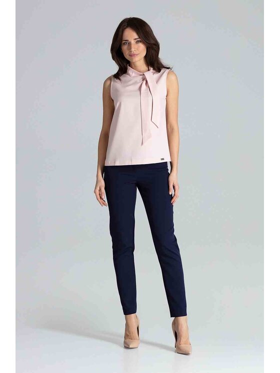 Lenitif Lenitif Blusa K481 Rosa Regular Fit