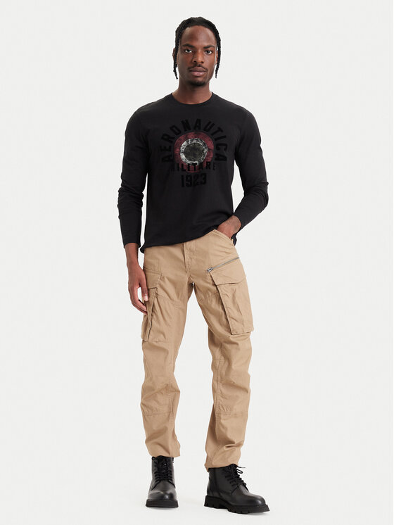 Aeronautica Militare Aeronautica Militare Longsleeve 262TS2570UJ00641 Negru Regular Fit