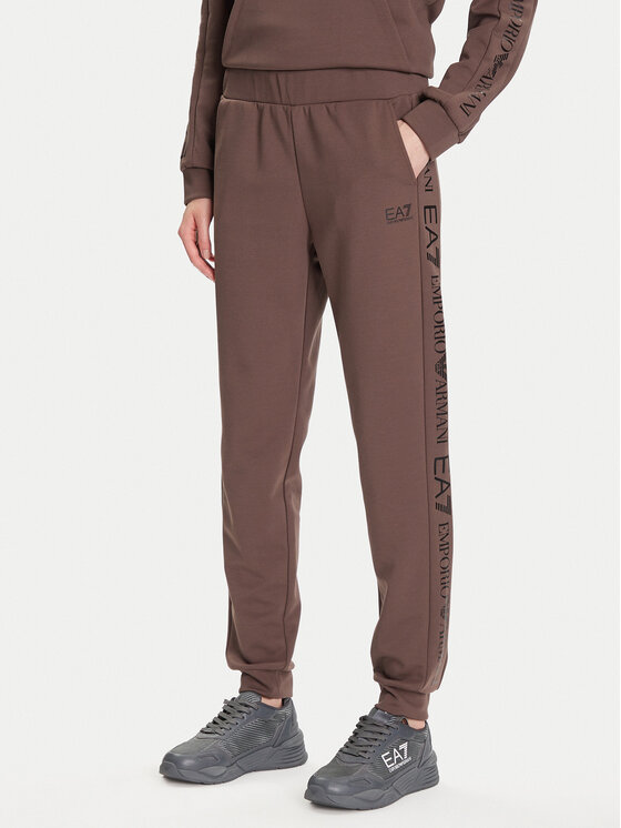 EA7 Emporio Armani EA7 Emporio Armani Tepláková souprava 7W000789 AF18880 U6063 Hnědá Regular Fit
