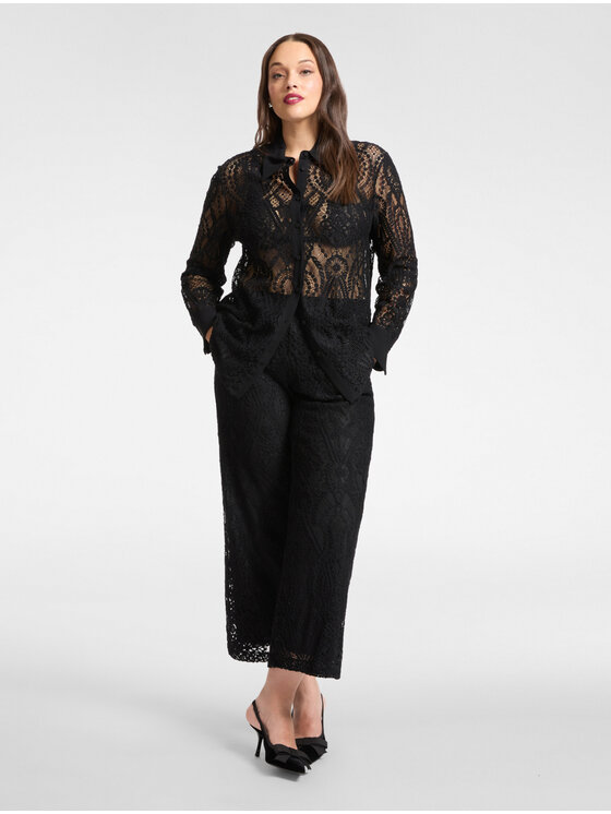 Elena Mirò Elena Mirò Camicia 5169P000241N033 Nero Regular Fit