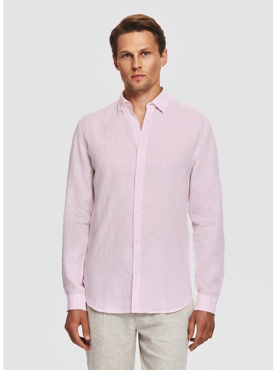 Pako Lorente Pako Lorente Koszula P26SN-1X-023 Różowy Slim Fit