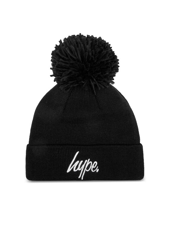 Căciulă HYPE Bobble Script YVLR-709 Negru