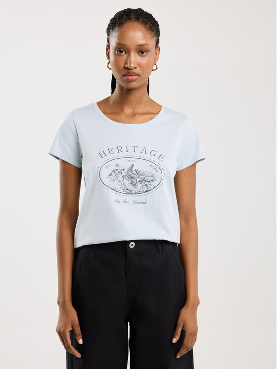 BIG STAR BIG STAR T-Shirt ALOTA Niebieski Basic Fit