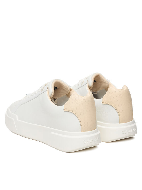 Calvin Klein Calvin Klein Сникърси Chunky Cupsole Laceup Clean Lth HM0HM02239 Бял