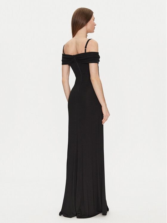 Elisabetta Franchi Elisabetta Franchi Večerné šaty AB-R08-51E2-V800 Čierna Regular Fit