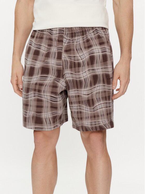 adidas adidas Pantaloncini sportivi Reveal Allover Print HM4949 Marrone Regular Fit