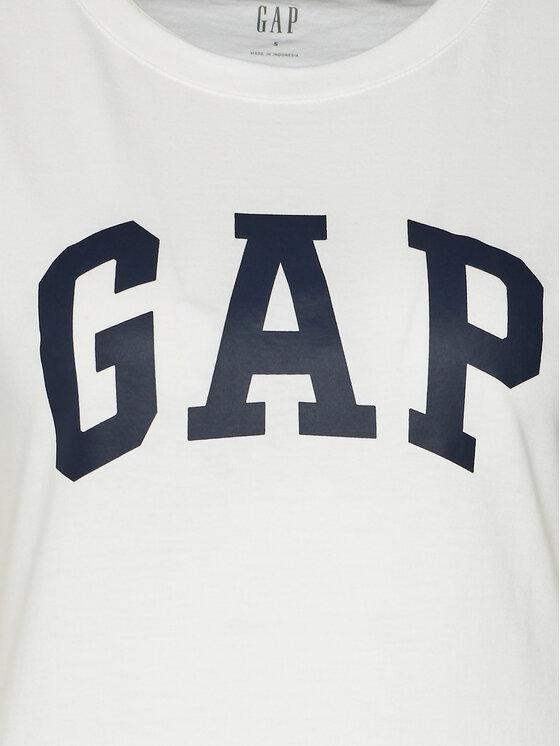 Gap Gap T-krekls 268820-06 Balts Regular Fit
