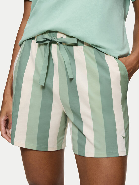 Triumph Triumph Rövid pizsama nadrág Mix & Match 10218280 Zöld Relaxed Fit