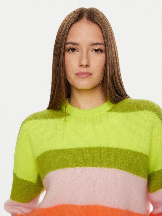 American Vintage American Vintage Sweter Vitow VITO18IH24 Kolorowy Oversize