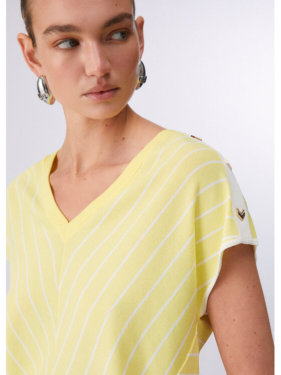 Liu Jo Liu Jo Maglione TA6217MS55NC3892 Giallo Regular Fit