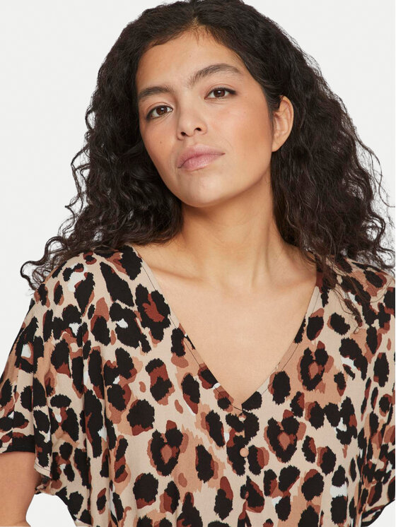 Vila Vila Повсякденна сукня Moashly 14089472 Коричневий Loose Fit