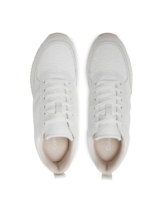 Calvin Klein Calvin Klein Αθλητικά Runner Lace Up Saff Mono HW0HW02102 Λευκό