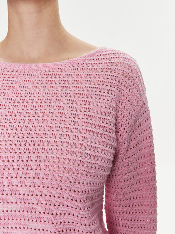 Vila Vila Sweater Bellisina 14089578 Rózsaszín Regular Fit