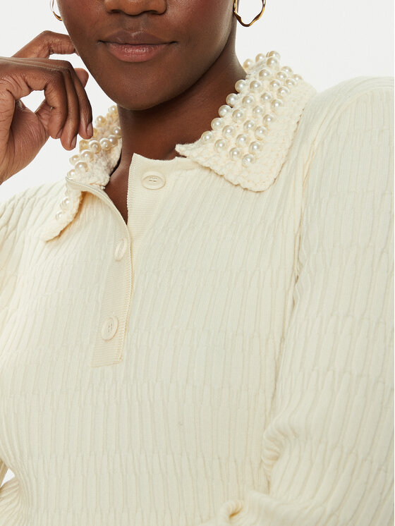 PINKO Pinko Kootud kleit York 104360 A27J Beež Regular Fit